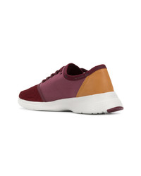 Мужские темно-красные низкие кеды от Lacoste