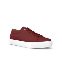 Мужские темно-красные низкие кеды от Swear
