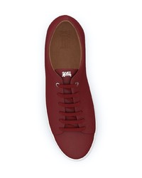 Мужские темно-красные низкие кеды от Swear