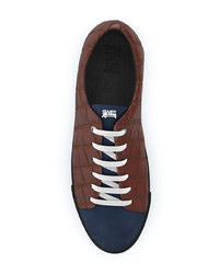 Мужские темно-красные низкие кеды от Swear