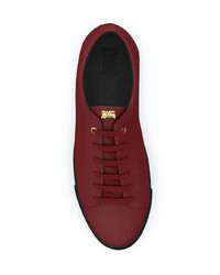 Мужские темно-красные низкие кеды от Swear