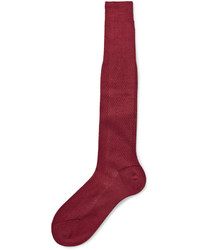 Мужские темно-красные носки