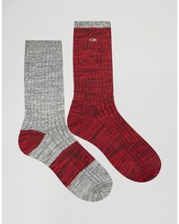 Мужские темно-красные носки от Calvin Klein Jeans