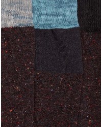 Мужские темно-красные носки от Asos