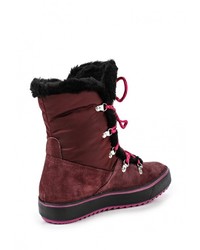 Темно-красные полусапоги от Tamaris