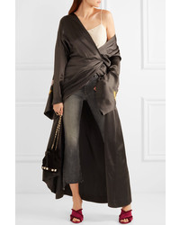 Темно-красные сабо от Gianvito Rossi