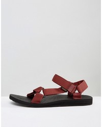 Мужские темно-красные сандалии от Teva