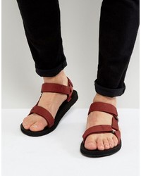 Мужские темно-красные сандалии от Teva