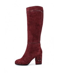 Темно-красные сапоги от Marie Collet