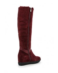 Темно-красные сапоги от Vitacci