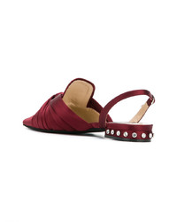 Темно-красные сатиновые туфли от N°21