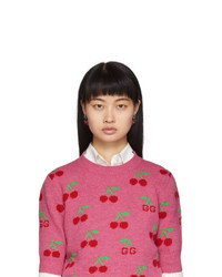 Темно-красные серьги от Gucci