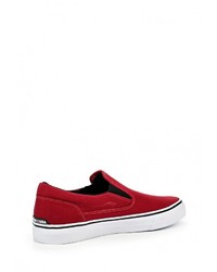 Мужские темно-красные слипоны от DC Shoes