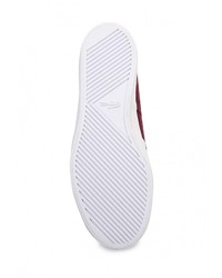 Женские темно-красные слипоны от Lacoste