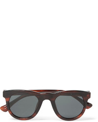 Мужские темно-красные солнцезащитные очки от Dries Van Noten