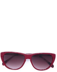 Женские темно-красные солнцезащитные очки от Oliver Goldsmith