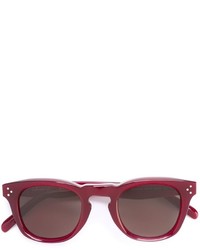 Женские темно-красные солнцезащитные очки