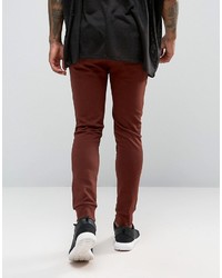 Мужские темно-красные спортивные штаны от Asos