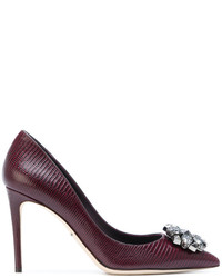 Темно-красные туфли от Dolce & Gabbana