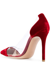 Темно-красные туфли от Gianvito Rossi