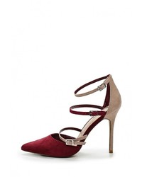 Темно-красные туфли от Topshop