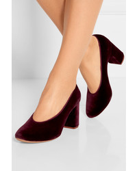 Темно-красные туфли от Chloé