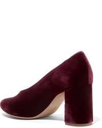 Темно-красные туфли от Chloé