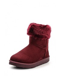 Темно-красные угги от Niweile