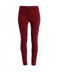 Темно-красные узкие брюки от Adrixx
