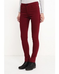 Темно-красные узкие брюки от Adrixx