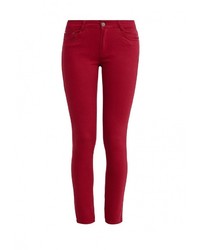 Темно-красные узкие брюки от Adrixx