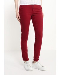 Темно-красные узкие брюки от Alcott