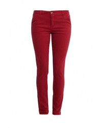 Темно-красные узкие брюки от Alcott
