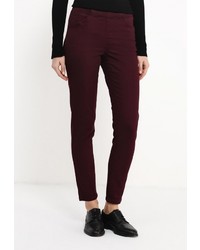 Темно-красные узкие брюки от Befree