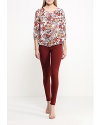 Темно-красные узкие брюки от Dorothy Perkins