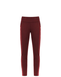 Темно-красные узкие брюки от Mara Mac