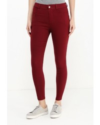 Темно-красные узкие брюки от Mimao