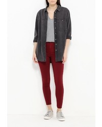 Темно-красные узкие брюки от Mimao