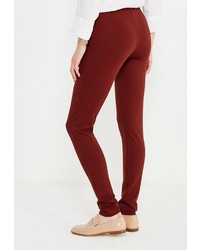 Темно-красные узкие брюки от Modis