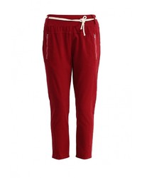 Темно-красные узкие брюки от Perfect J