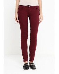 Темно-красные узкие брюки от Rinascimento