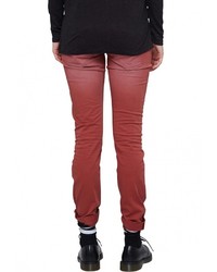 Темно-красные узкие брюки от s.Oliver Denim
