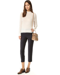 Темно-красные узкие брюки от Theory