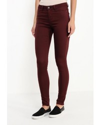 Темно-красные узкие брюки от Vero Moda