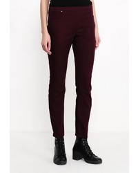 Темно-красные узкие брюки от Wallis