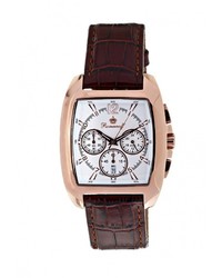 Мужские темно-красные часы