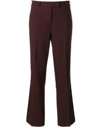 Женские темно-красные шерстяные брюки от Etro