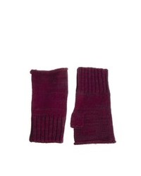 Мужские темно-красные шерстяные перчатки от Jack & Jones