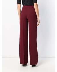 Темно-красные широкие брюки от L'Autre Chose
