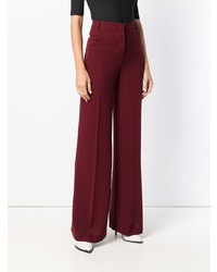 Темно-красные широкие брюки от L'Autre Chose